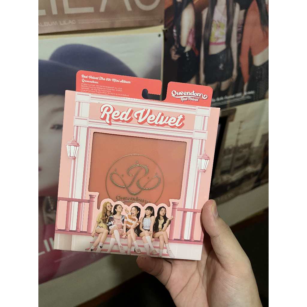 red velvet album queendom case version fullset poster pc yeri unsealed