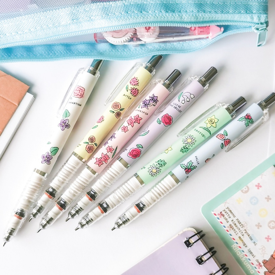 

ZEBRA DELGUARD MECHANICAL PENCIL FLOWER SERIES / PENSIL MEKANIK