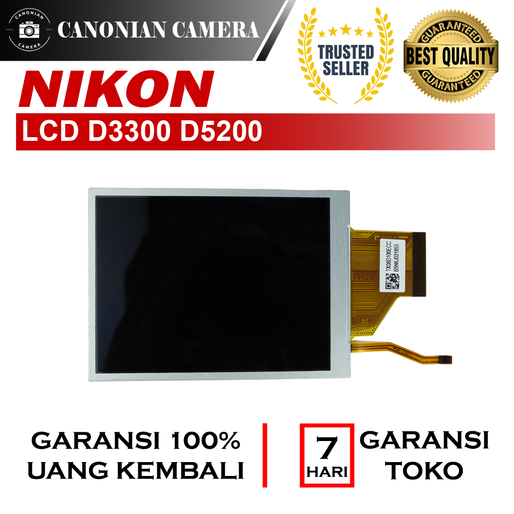 LCD Nikon D3300 D5200 Bekas Normal Dan Vignete