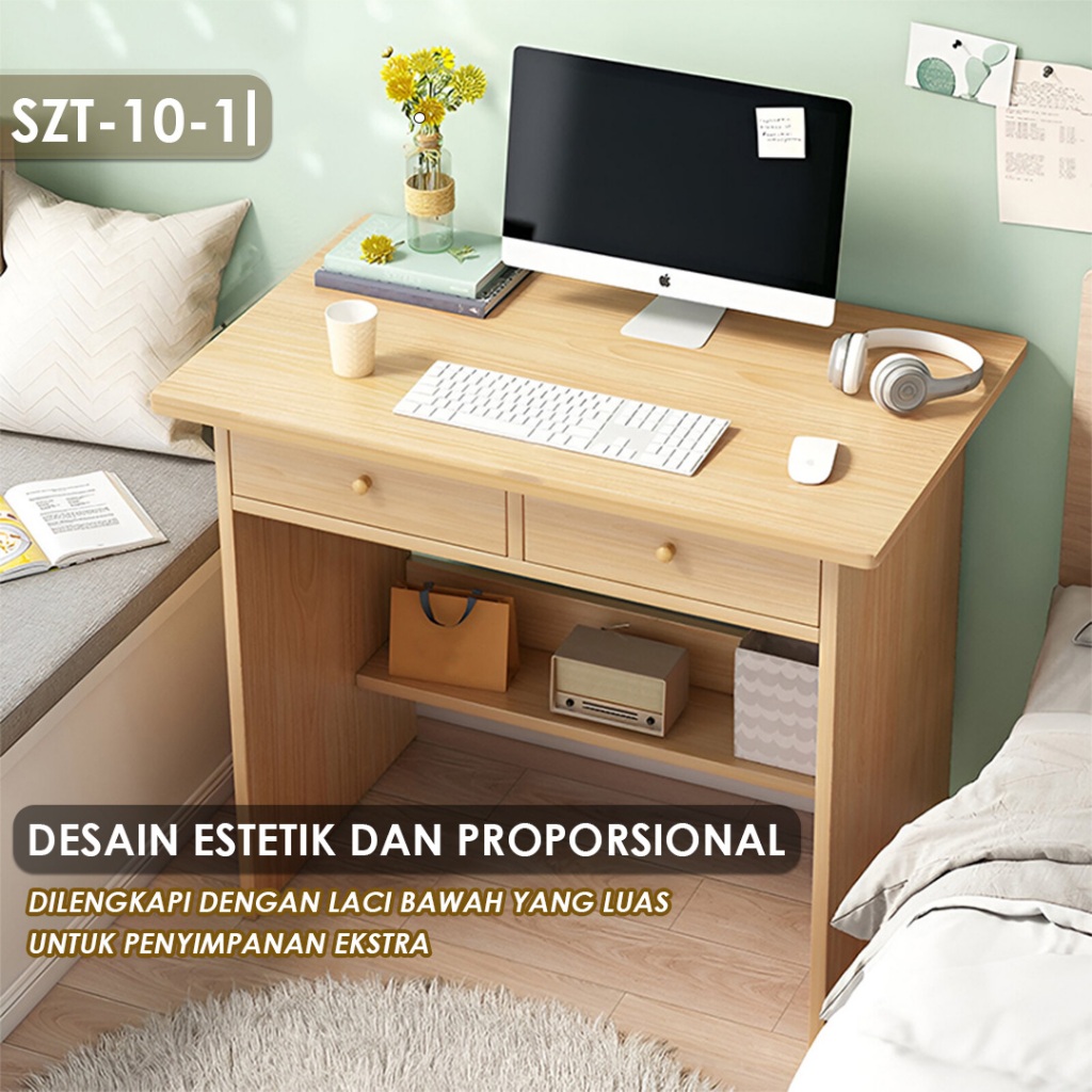 Meja Belajar dengan Laci Kabinet Meja Komputer Meja Belajar Meja Komputer