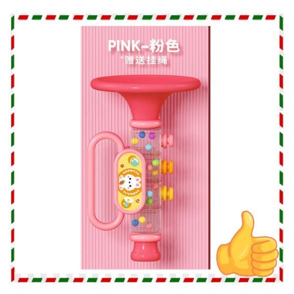 Mainan Terompet Anak Lucu/ Mainan Terompet Tiup Bersuara/ Mainan Terompet dengan Kerincing Ready
