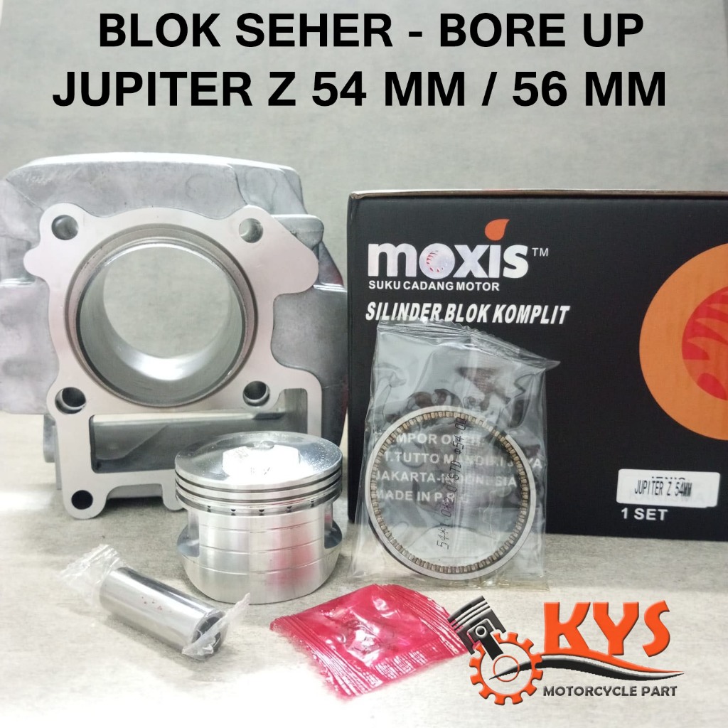 BLOK SEHER BORING BORE UP JUPITER Z 5TP VEGA R NEW 54 MM 56 MM MOXIS