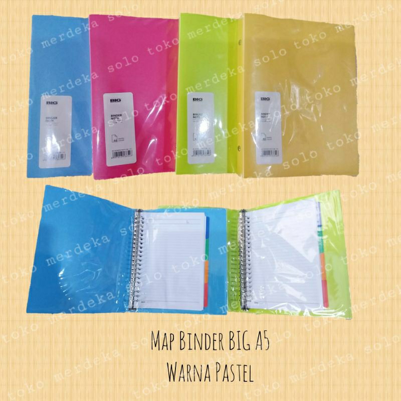 

Map Binder BIG A5 Warna Polos