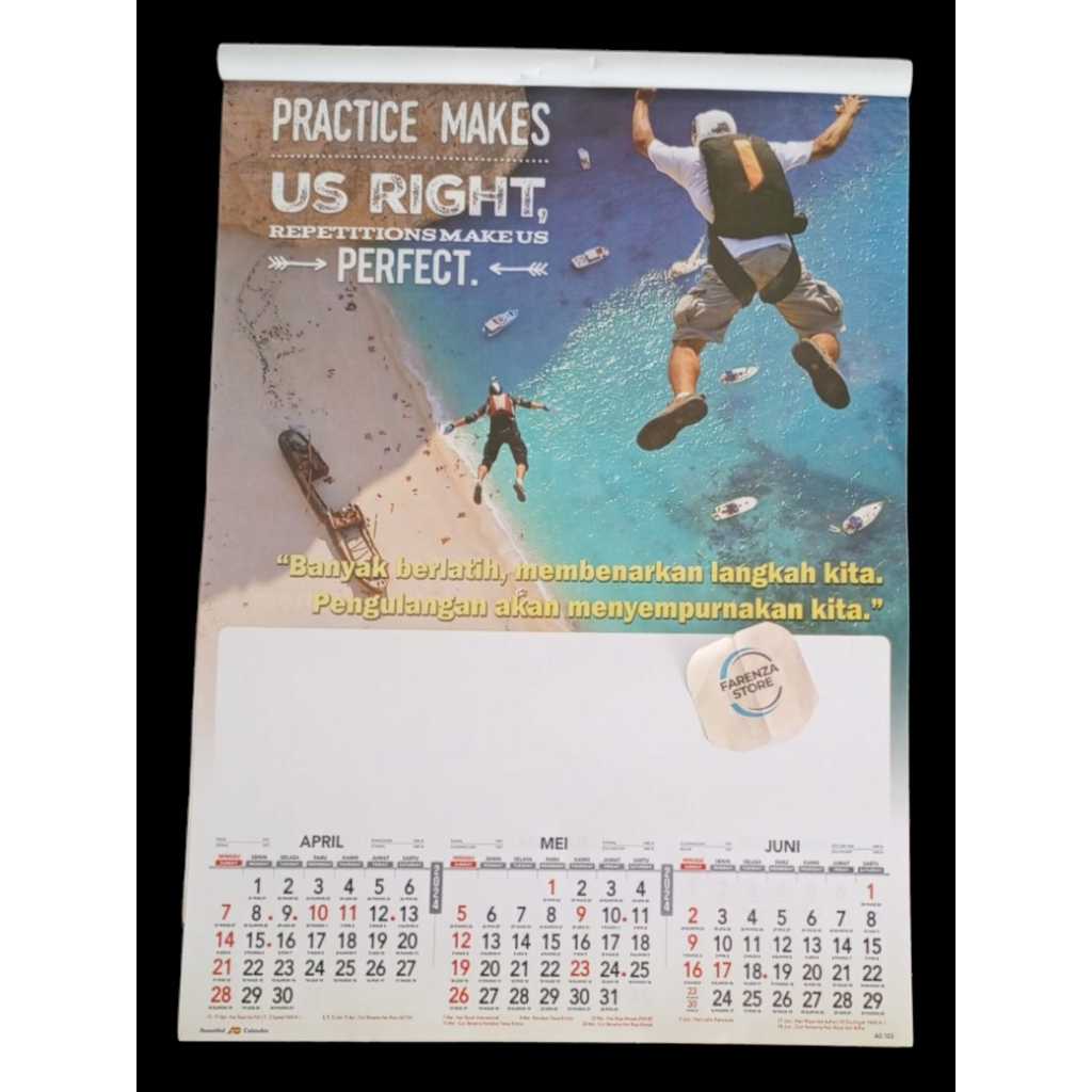 

Kalender Triwulan Dinding Motifasi Tahun 2024 AO 103