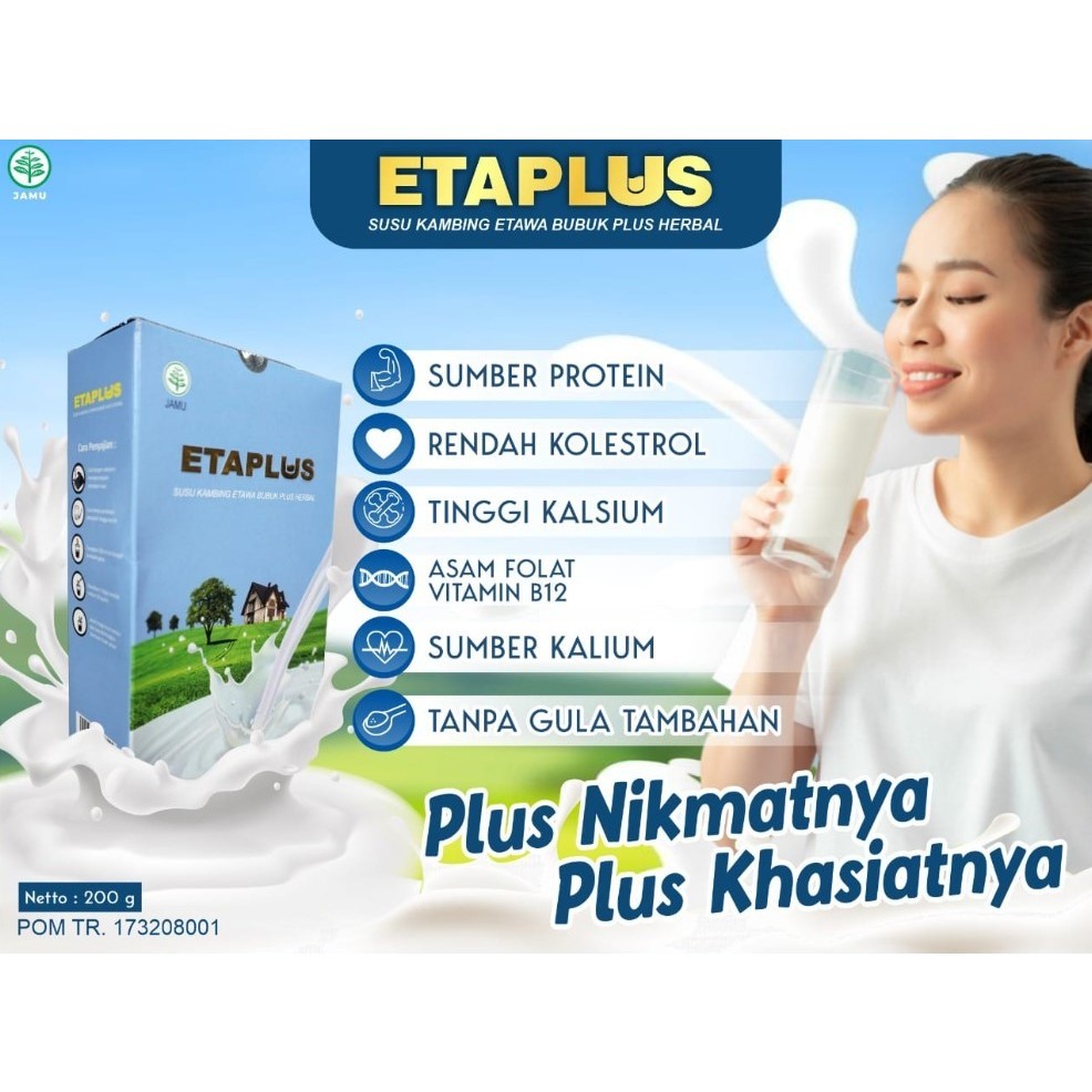 

Susu Kambing Etawa Herbal / Susu Kambing Ibu Menyusui / Penambah ASI / SUSU KAMBING BUBUK ORIGINAL BPOM