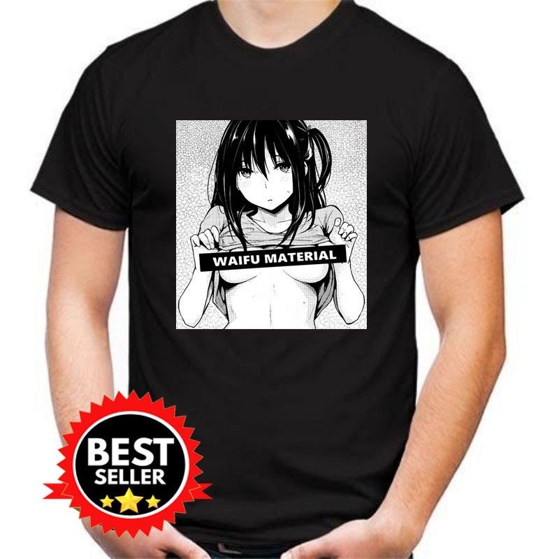 T-Shirt Ahegao face lewd anime neko cosplay Kaos