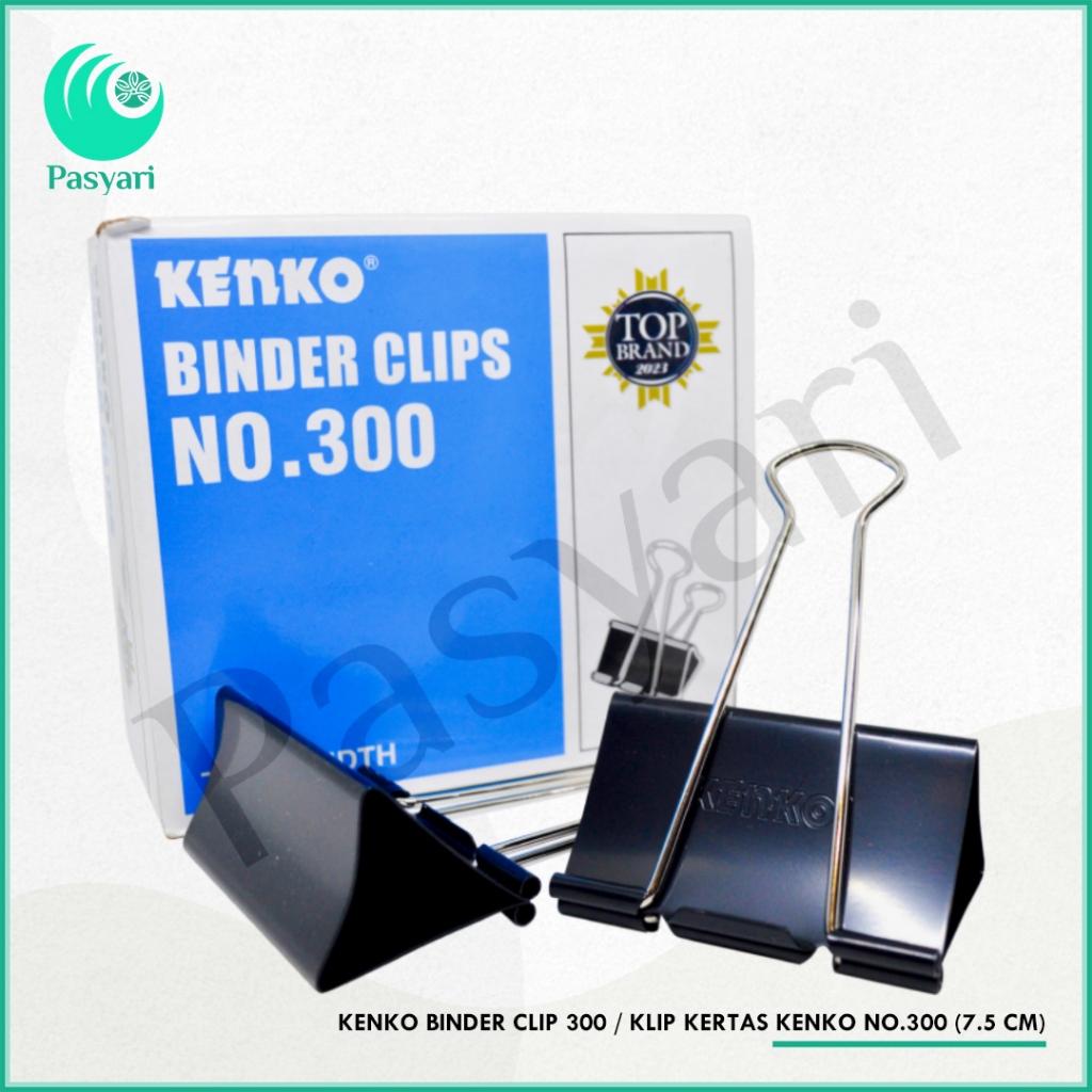 

KENKO BINDER CLIP 300 / Klip Kertas Kenko No.300 (7.5 cm)v