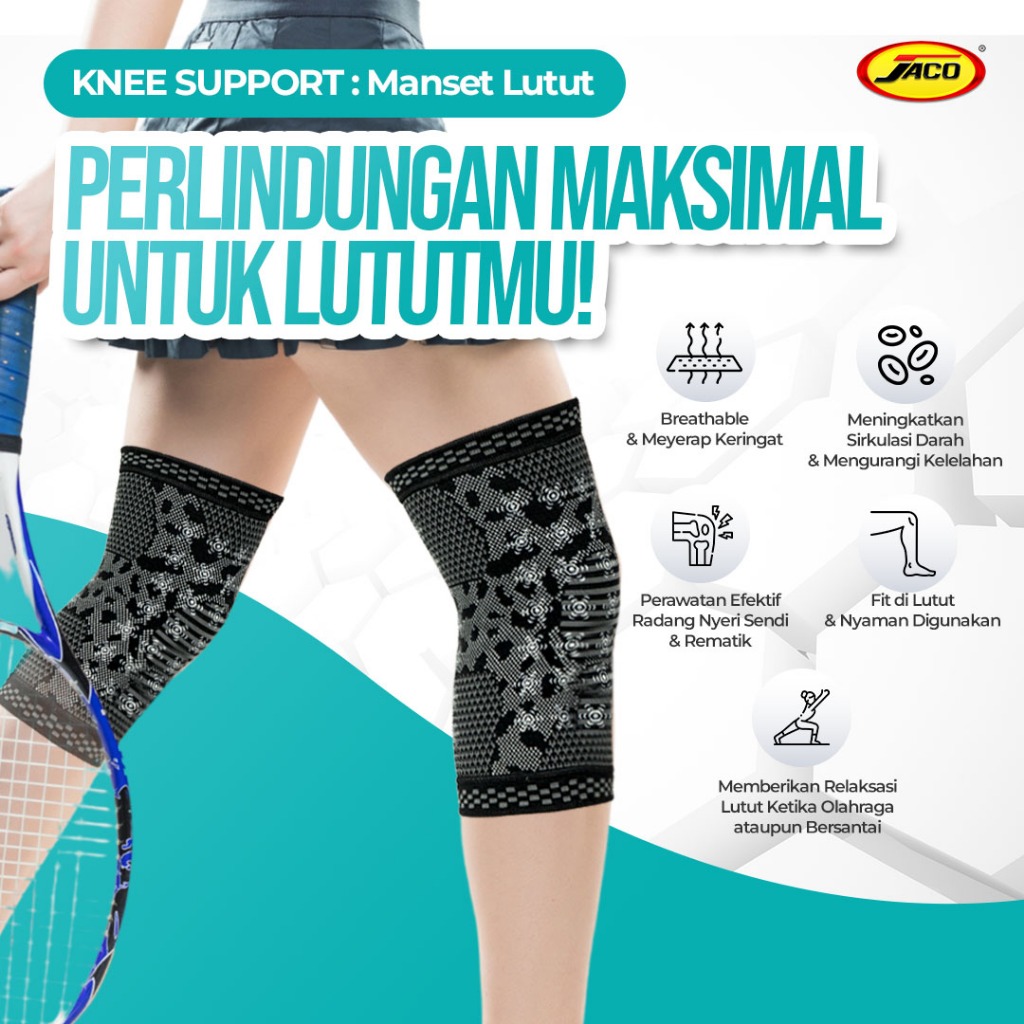 Manset Lutut Terapi Kesehatan Knee Support Knee Pad