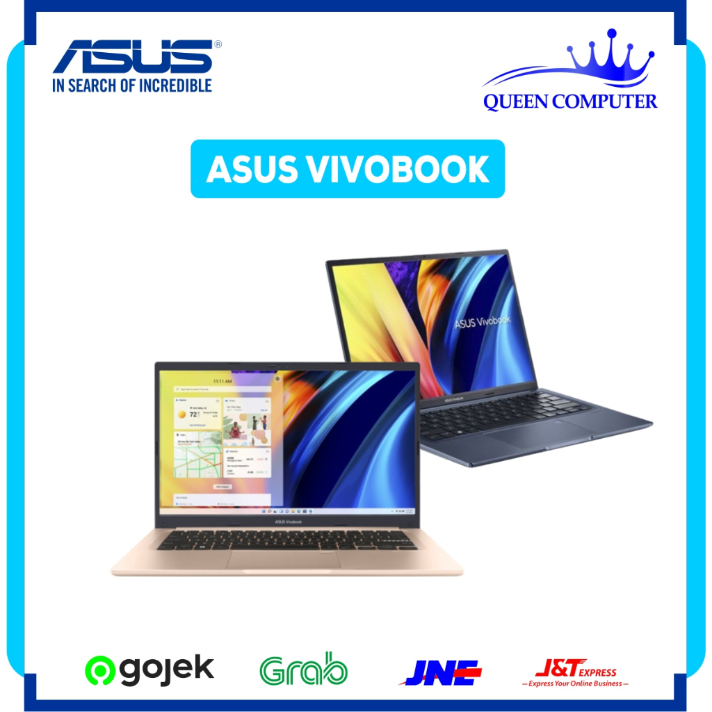 Laptop ASUS Vivobook Core i5 1235U 8GB 512GB W11 OHS 2021 Garansi 2Y