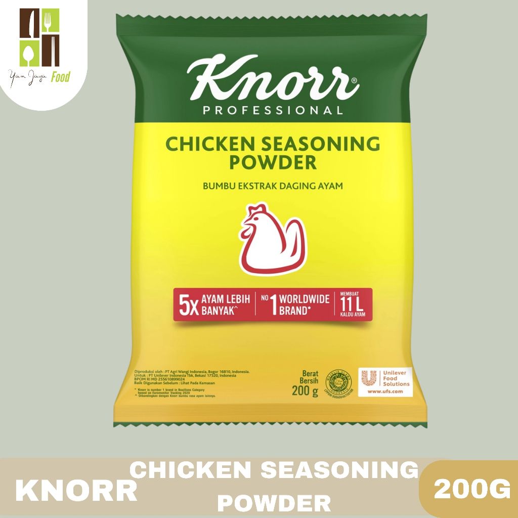 

Knorr Chicken Seasoning Powder / Bumbu Ekstrak Daging Ayam 200g