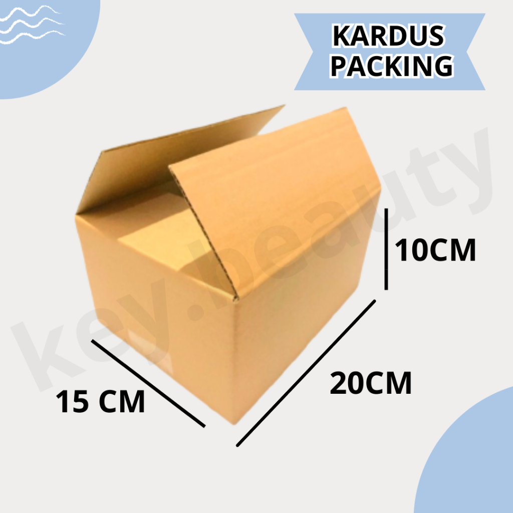 

KARDUS / KARTON / KARDUS PACKING BOX POLOS UKURAN 20x15x10 CM