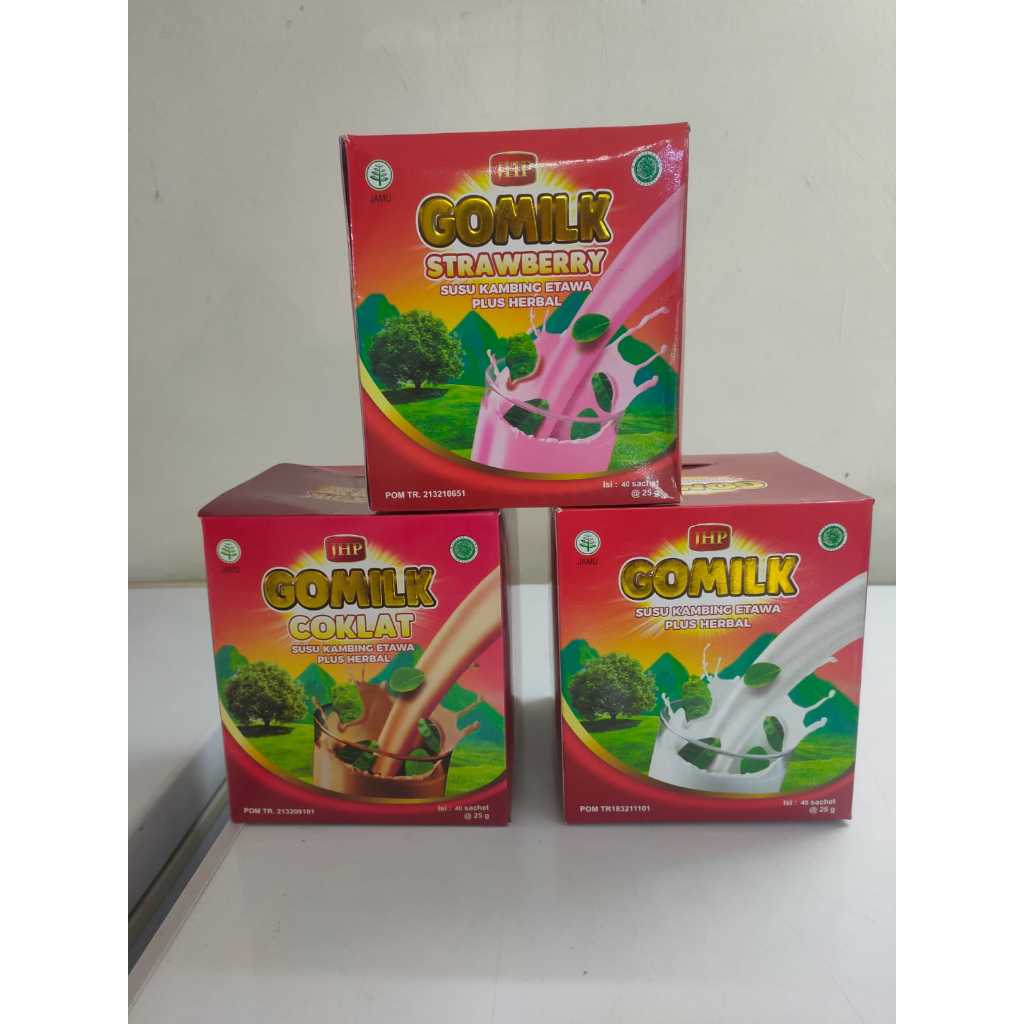 

GOMILK SUSU KAMBING ETAWA PLUS HERBAL 40sch @25gr