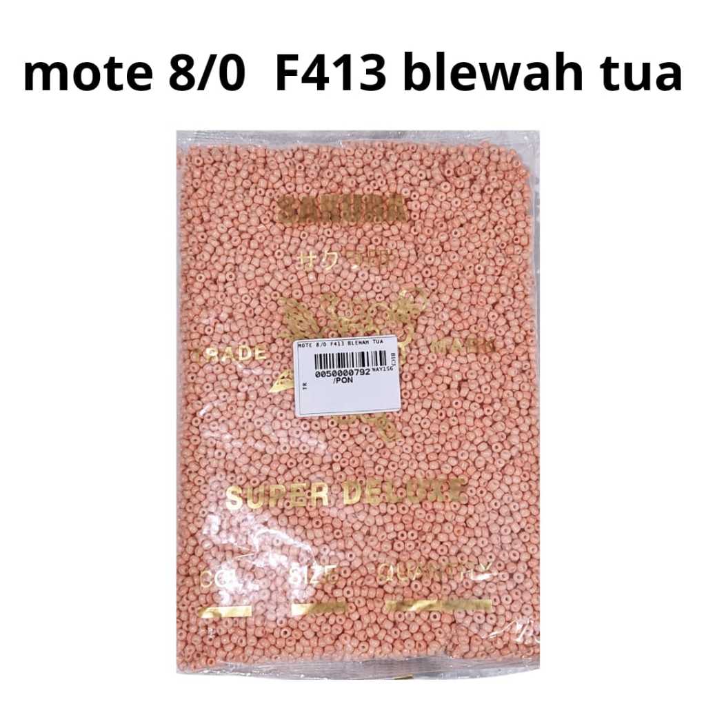 450GR MOTE JOY PASIR 8/0 F413 BLEWAH TUA  / MOTE MANIK PAYET / KERAJINAN GELANG /DIY / MANIK BULAT /