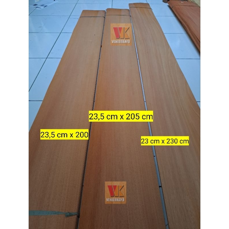 Veneer kayu Mahoni 1 mm