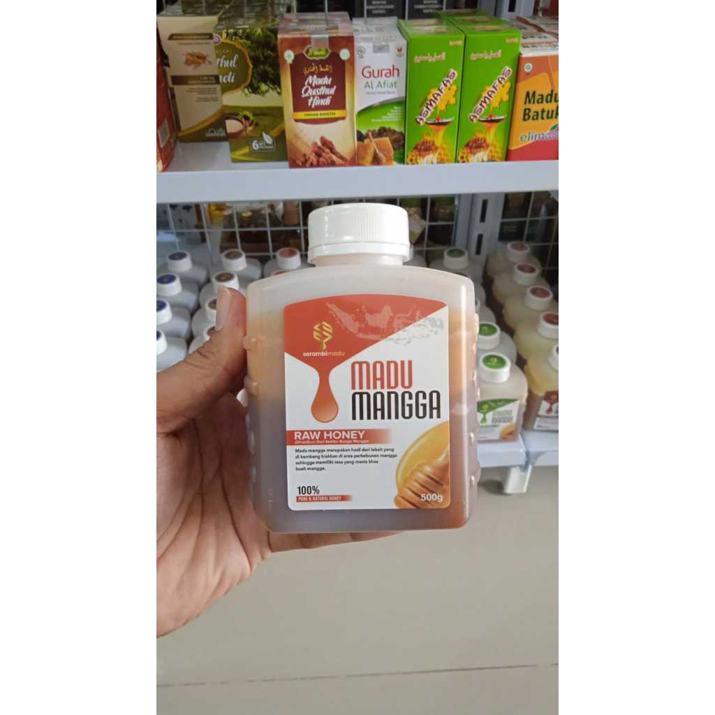 

Madu Mangga Madu Murni Asli Raw Honey Pure Natural Honey 500 Gram