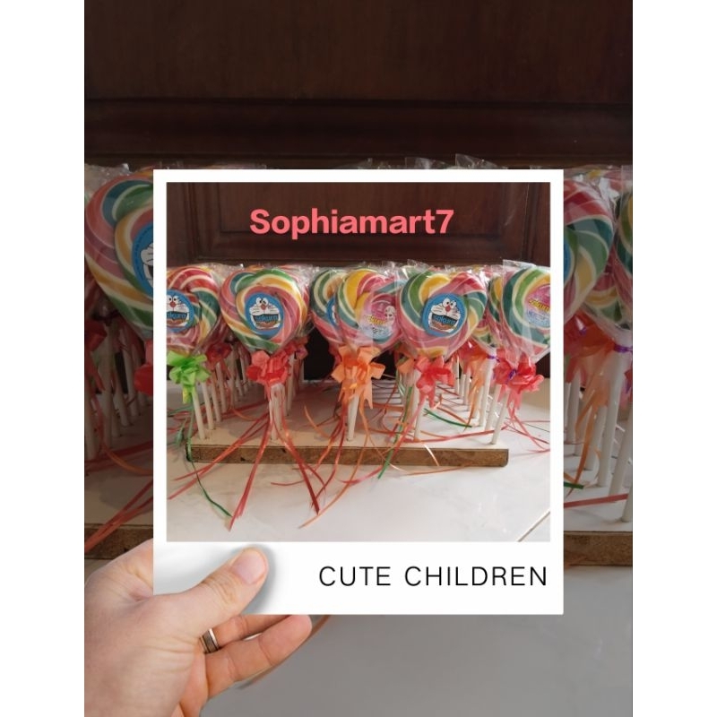 

PERMEN LOLIPOP LOVE 7 CM DAN LOLIPOP BULAT 4 CM