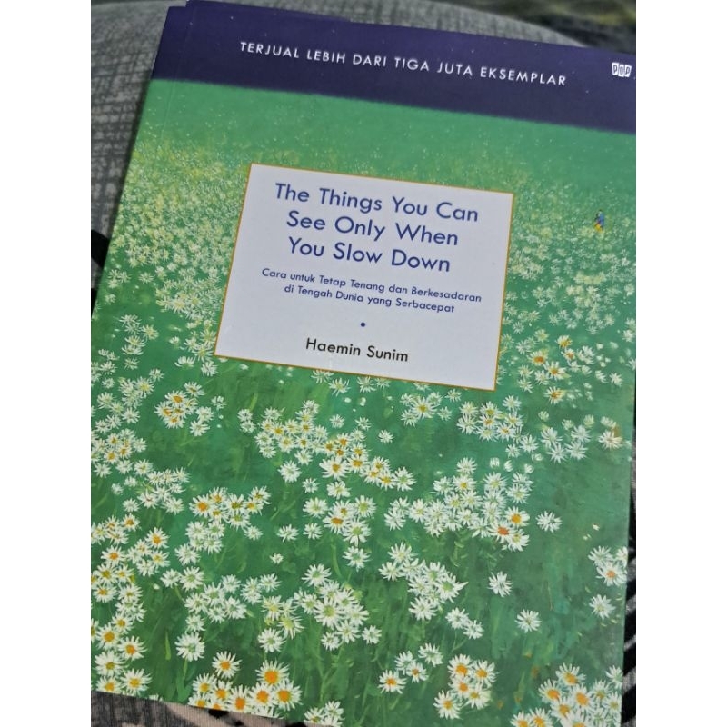 Preloved Buku "The Things You Can See Only When You Slow Down) Soft Cover, Bahasa Indonesia