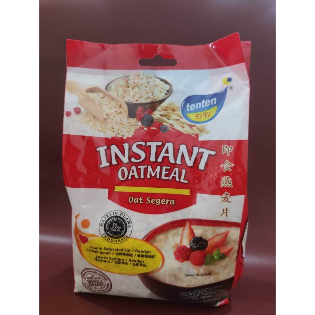 

Tenten Oatmeal Instan 400gr - Oatmeal Instan