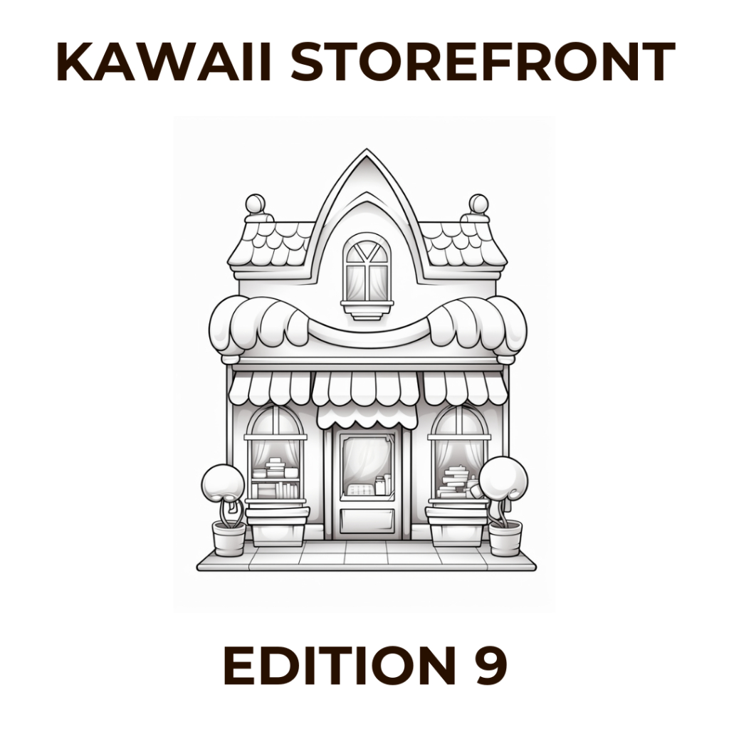 

Halaman Mewarnai Tema Toko Kawaii Edisi 9 File Digital