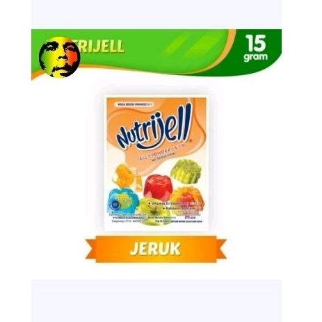 

Nutrijell jelly powder 15g jeruk