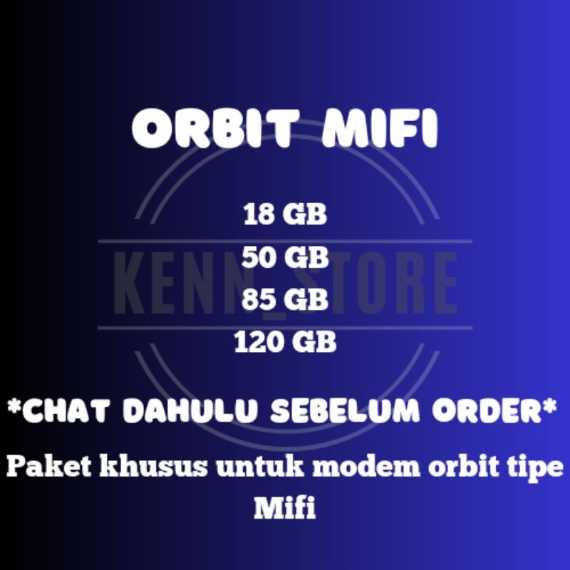Paket data orbit mifi telkomsel