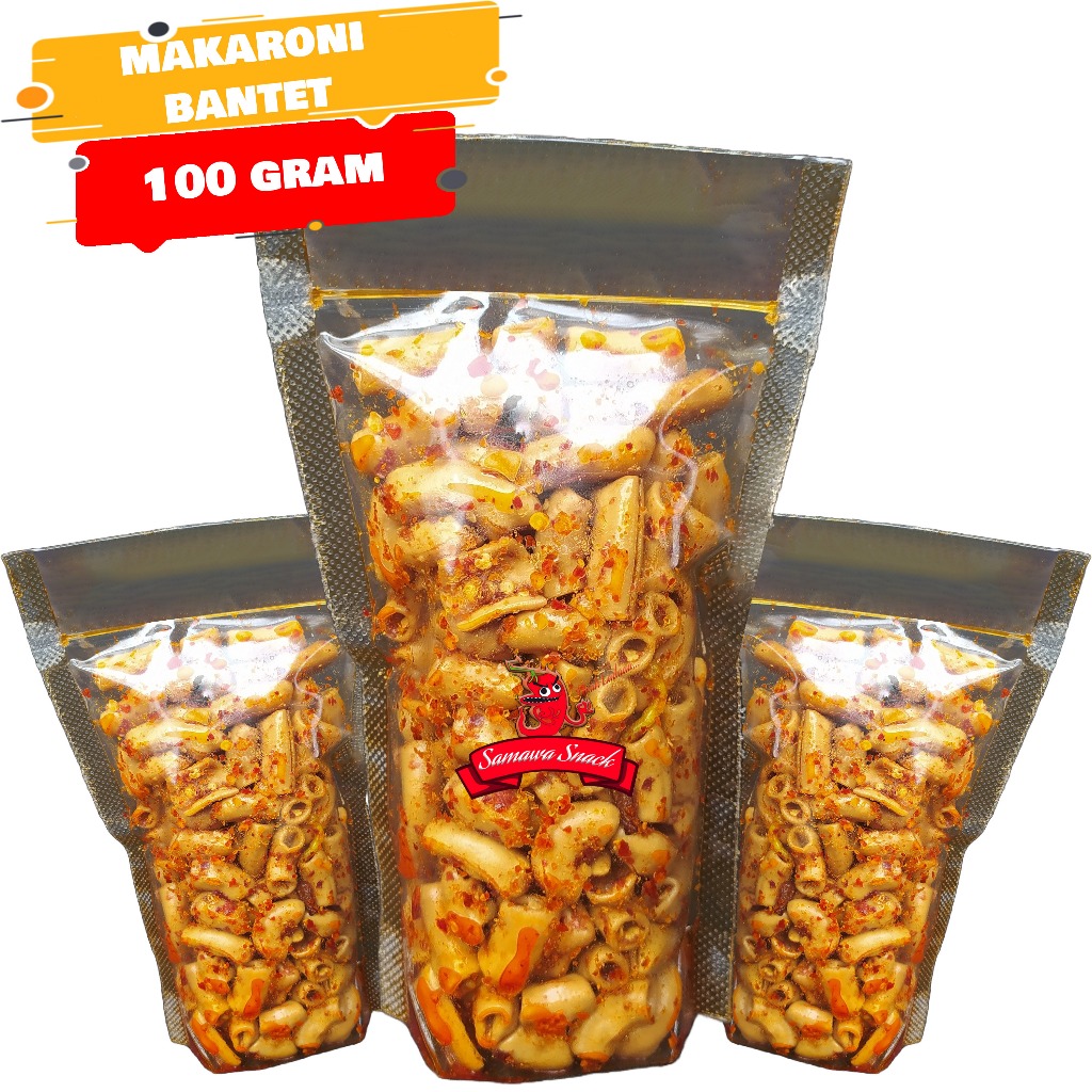 

makaroni makroni bantet extra pedas daun jeruk isi 100gr