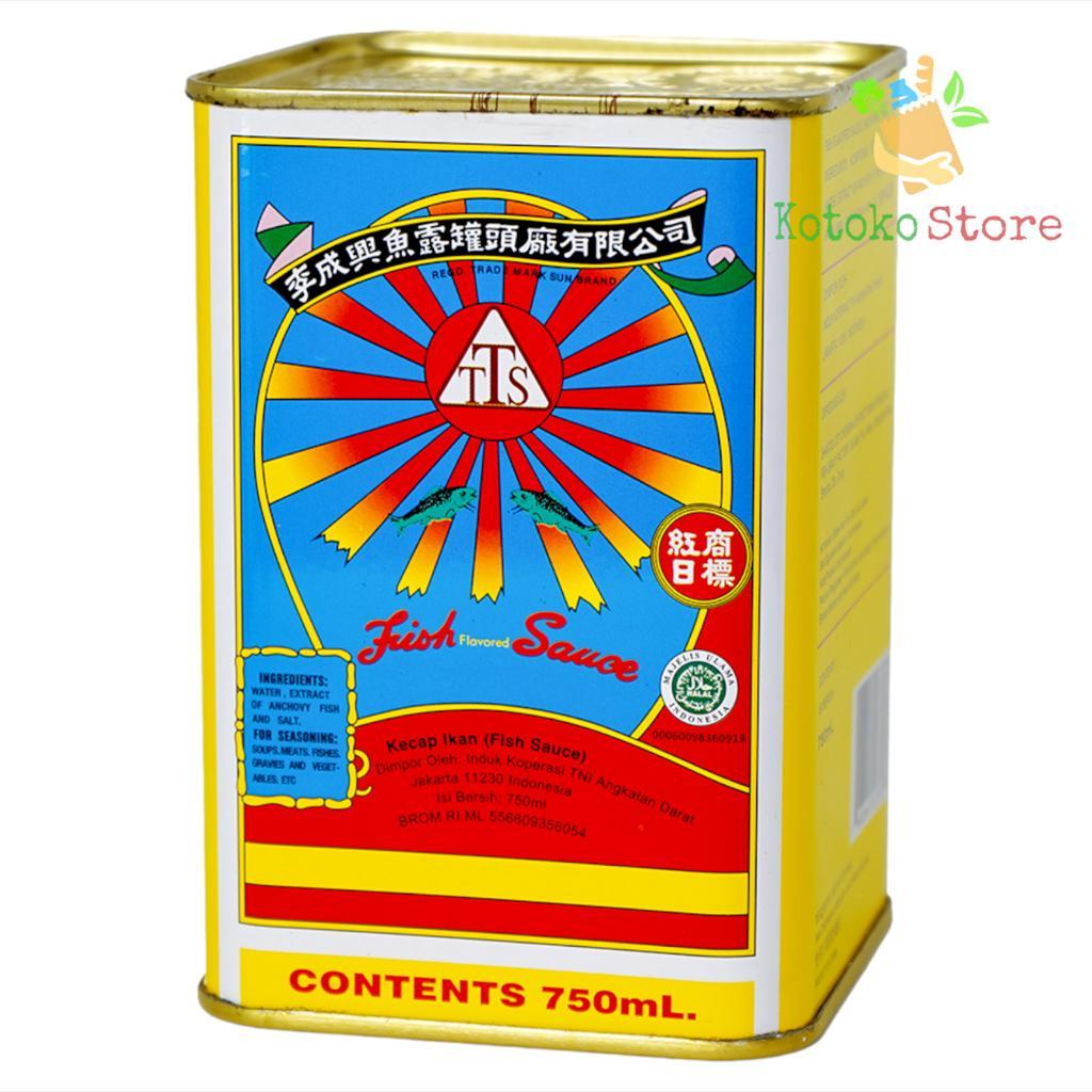 

Kecap Ikan Matahari Kaleng TTS / Fish Sauce TTS / TTS Kecap Ikan 750ml