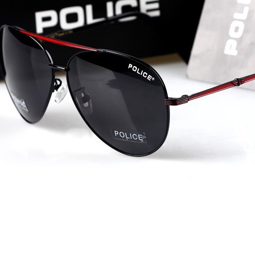 FYP Kacamata Hitam Pria POLICE Polarized UV protection Original Anti SIlau + Hardcase ♒