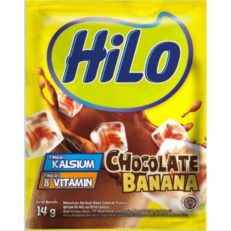 

Hilo Chocolate Banana 10 sachet - Minuman Serbuk