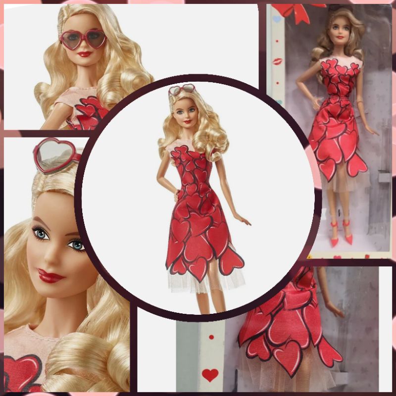 Dress Red Heart Original Barbie Collector Celebration