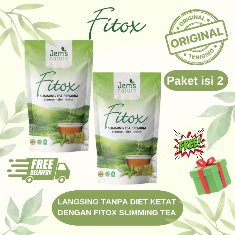 FITOX Slimming Tea Paket isi 2 pcs