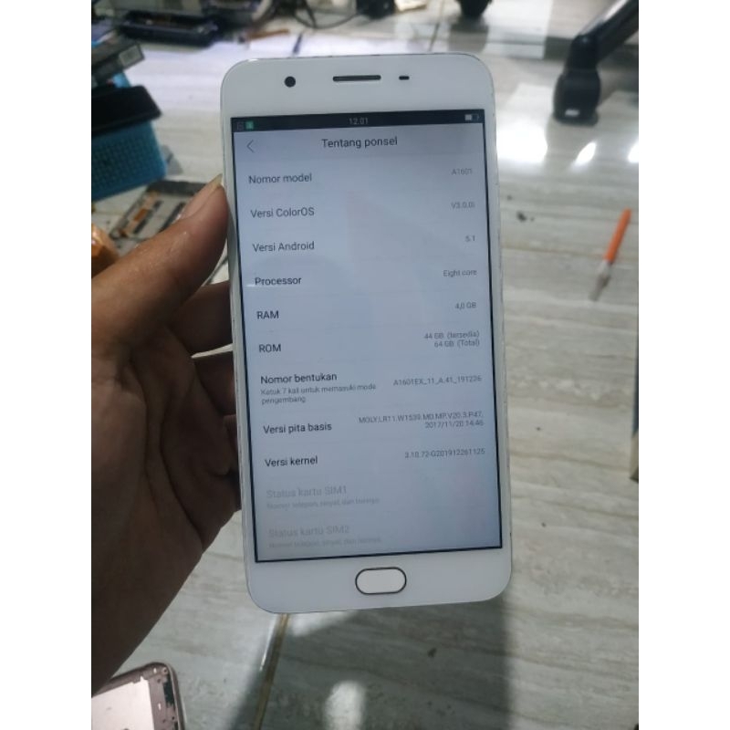 Mesin only oppo f1s ram 4 non camera& mesin redmi note 5a prem