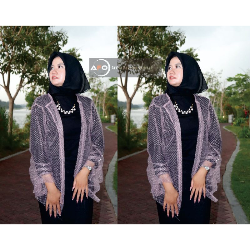 outer rumi, outer pesta, outer kondangan, outer tile, outer cardigan, baju wanita, baju wanita mewah