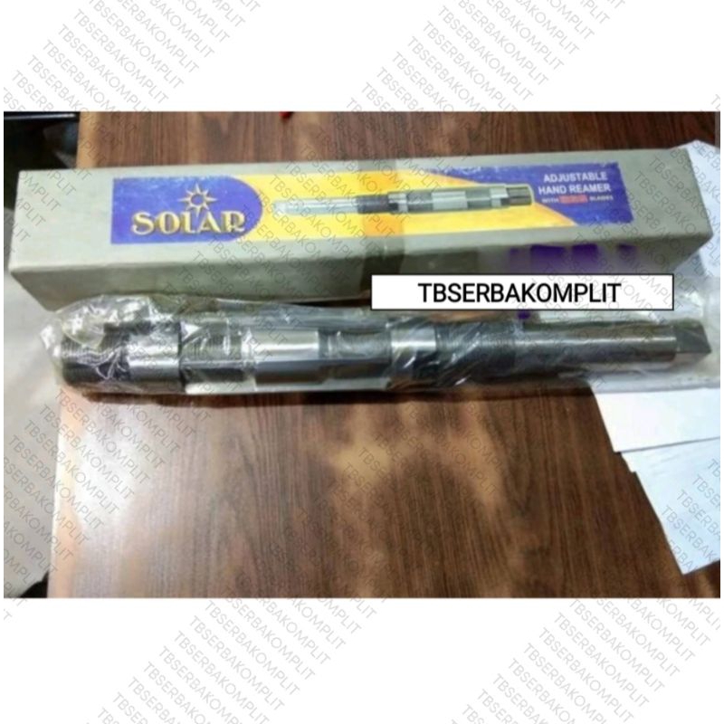 SOLAR HSS Adjustable Hand Reamer SR-H6 15-16.6 mm 19/32"-21/32" SR-H7 16.6-18.2 mm 21/32"-23/32" SR-