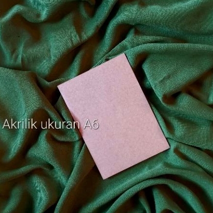 

LEMBARAN ACRYLIC AKRILIK A6 BENING 2MM MURAH