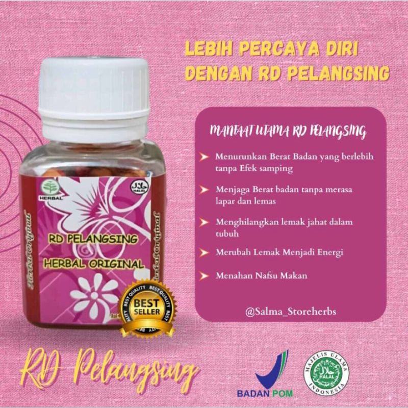 RD Obat Pelangsing badan super ampuh cepat