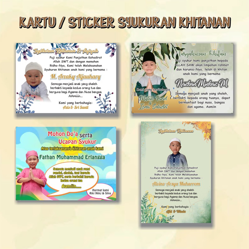 

STIKER//KARTU TASYAKURAN KHITANAN