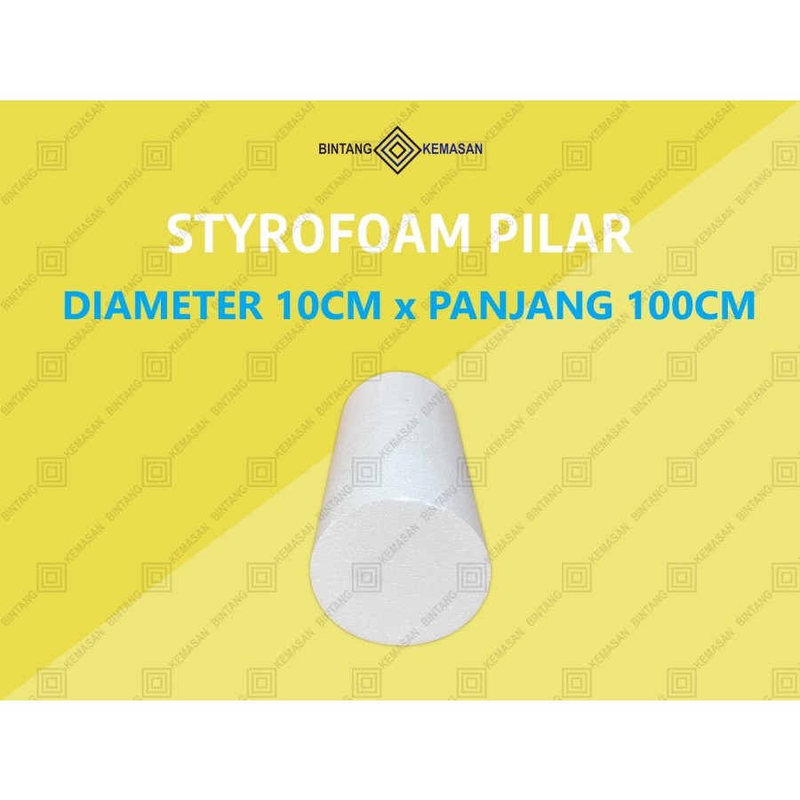 

Styrofoam Pilar / Tabung / Bulat Diameter 10 x 100cm