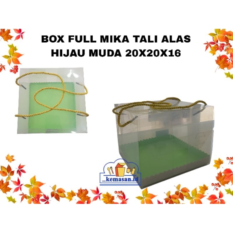 

BOX FULL MIKA TALI ALAS HIJAU MUDA 20X20X16