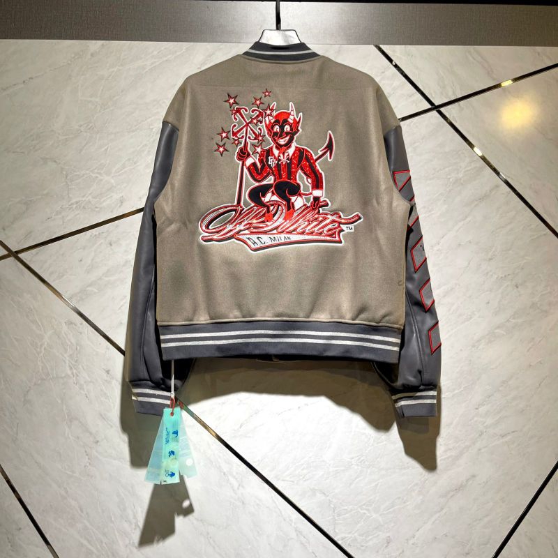 OFFWHITE X AC MILAN VARSITY