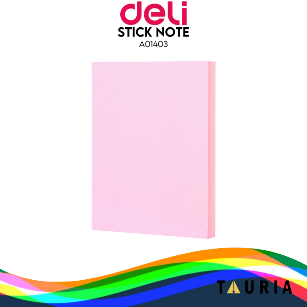 

Sticky Sticknote Notes Pad Deli Pastel A01403