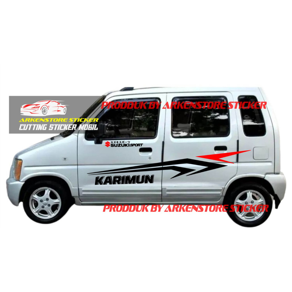 sticker list mobil suzuki karimun kotak cutting stiker suzuki wagon r karimun kotak