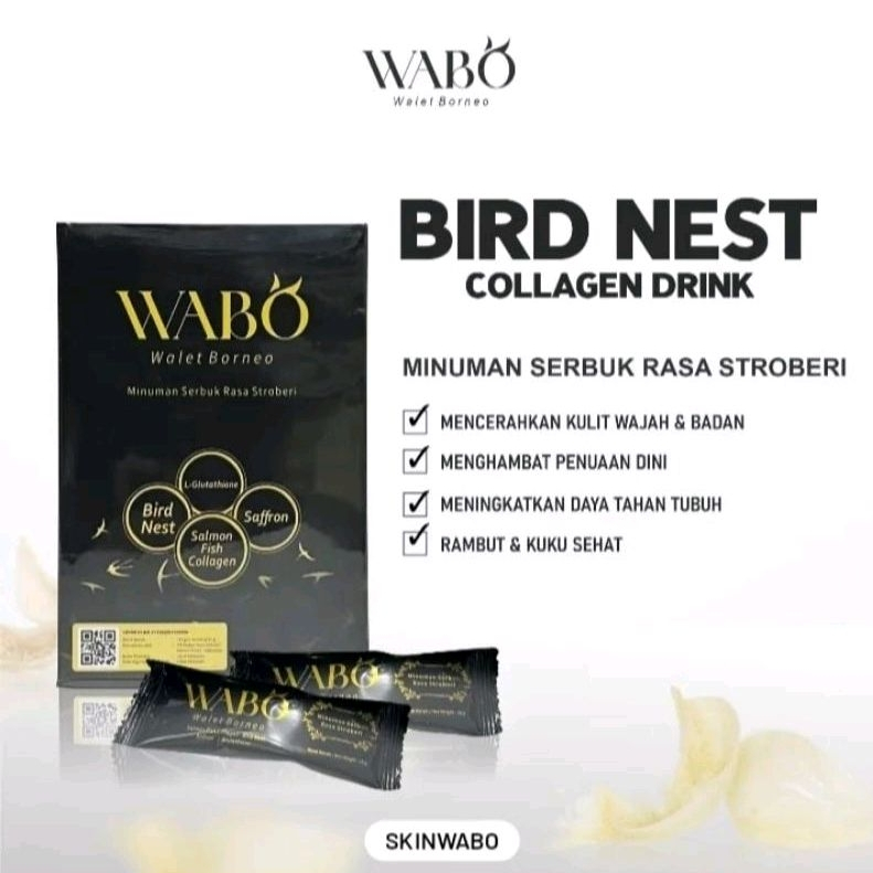 

Wabo Walet Borneo Minuman Serbuk Rasa Stroberi