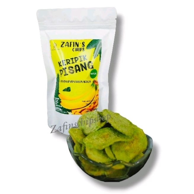 

Zafins Chips Keripik Pisang Matcha 80g