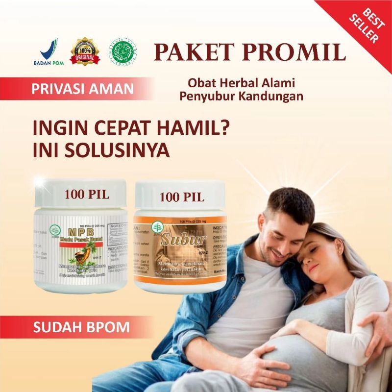 SUBUR ORIGINAL BPOM 100% Obat Penyubur Kandungan Obat Cepat Hamil Promil Ampuh Cepat Hamil Penyubur 