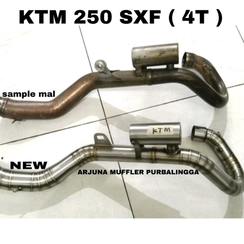 Pipa leher knalpot KTM 250 SX-F stainless steel