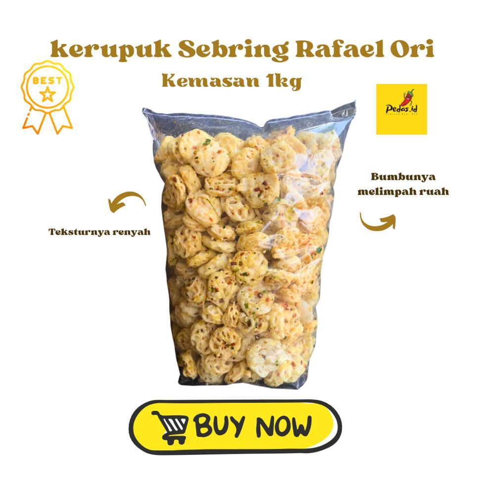 

1KG Kerupuk Sebring Rafael Original Daun Jeruk