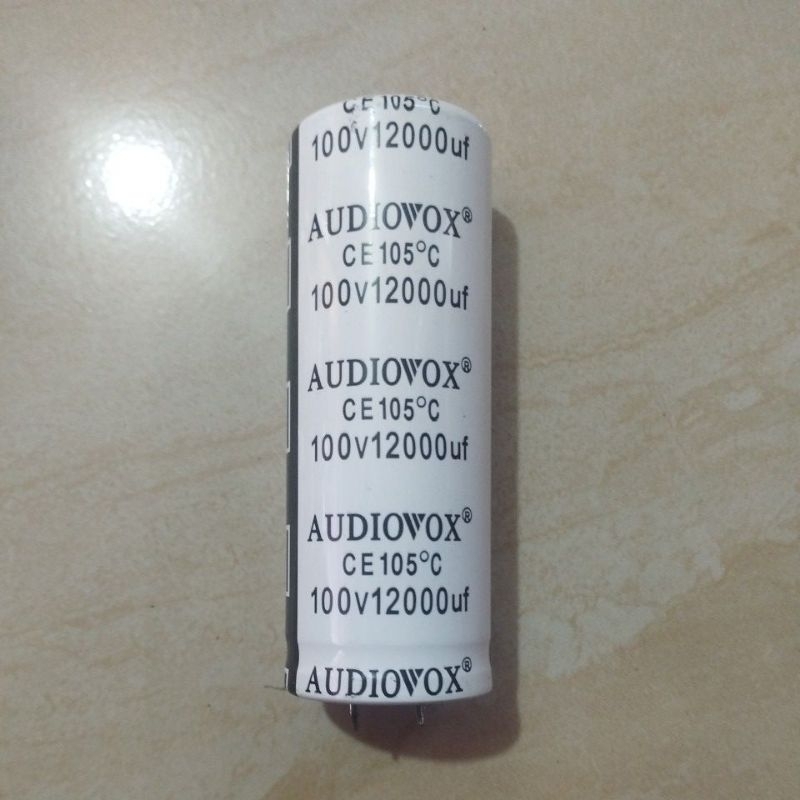 AUDIOVOX 12000uf 100v Original Bodi 3cm