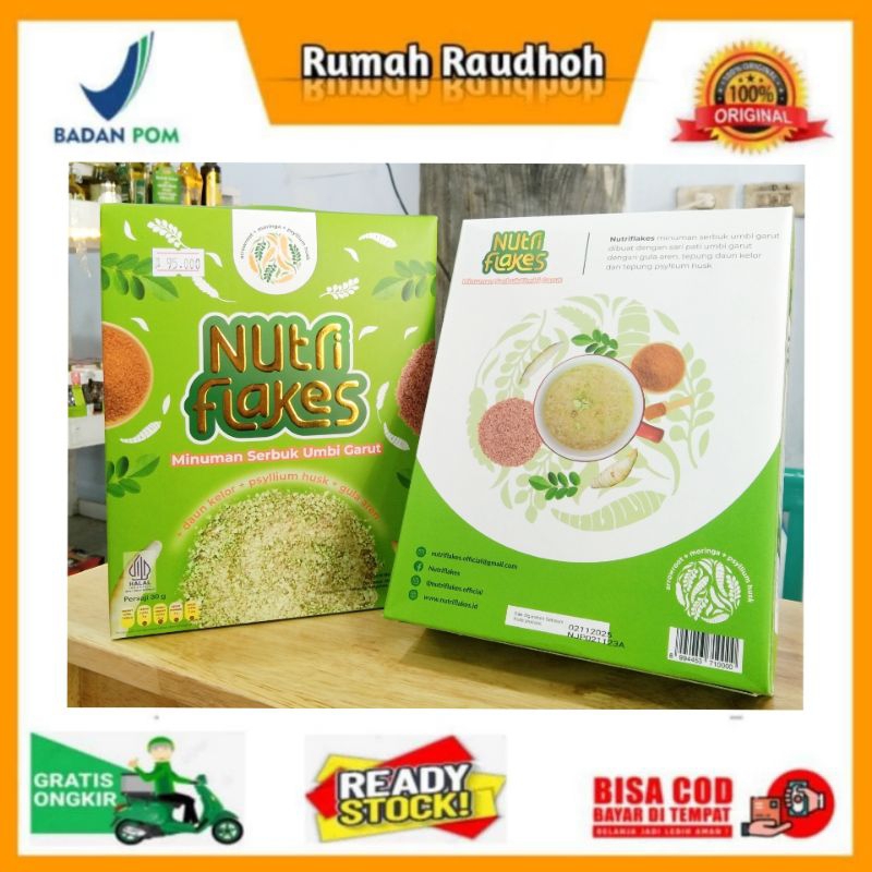 

NUTRIFLAKES 280 GRAM - SEREAL UMBI GARUT MENGATASI ASAM LAMBUNG, MAAG, MASALAH PENCERNAAN