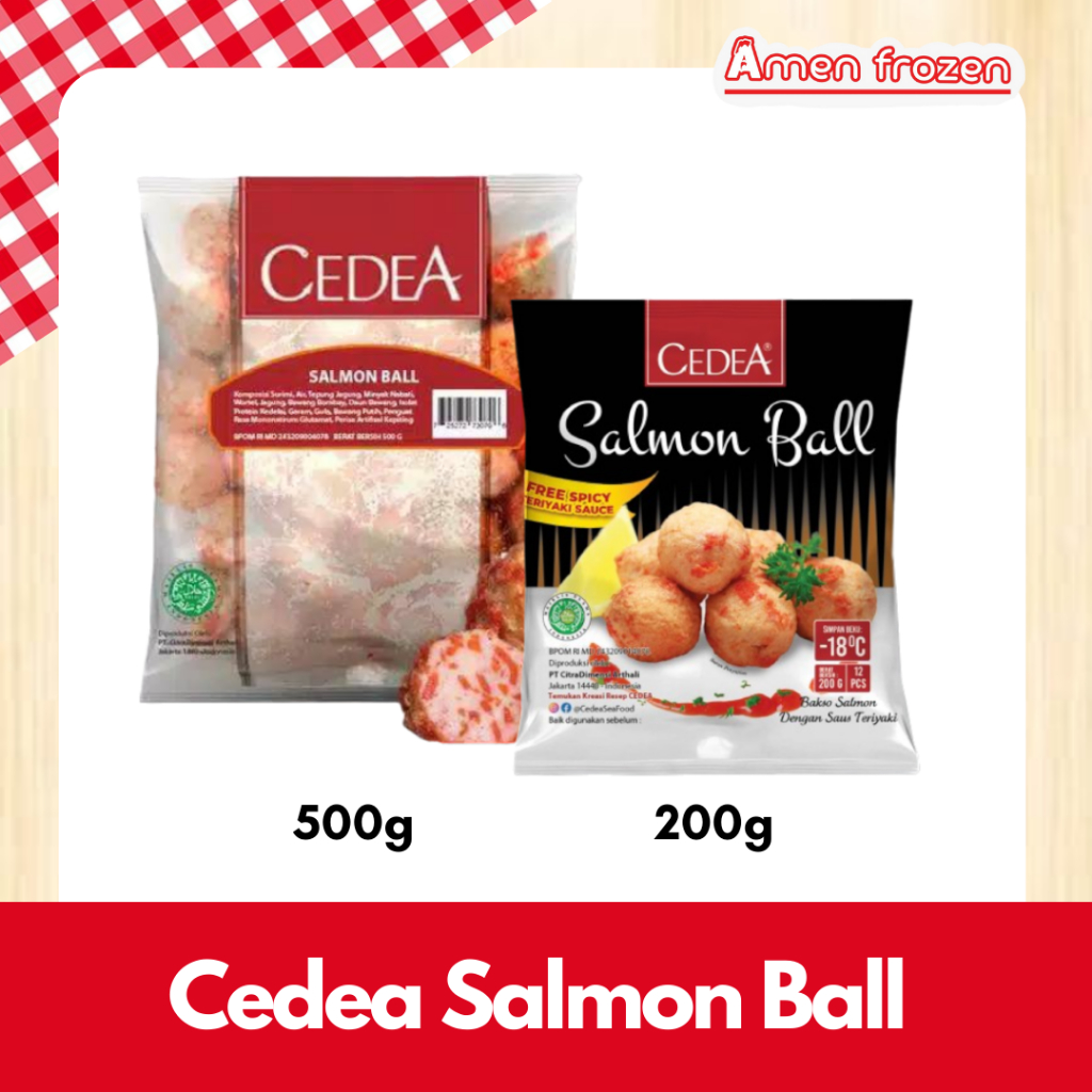 

Cedea Bakso Salmon (Salmon Ball) 200g 500g